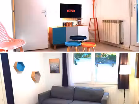 t2 au calme  meublé et cosy avec jardin & salle de sport
