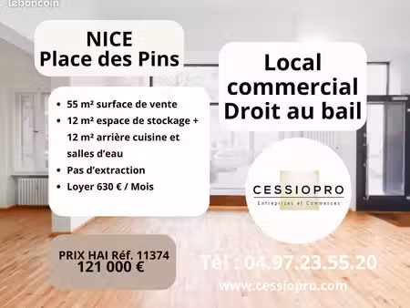 local commercial 70 m² nice