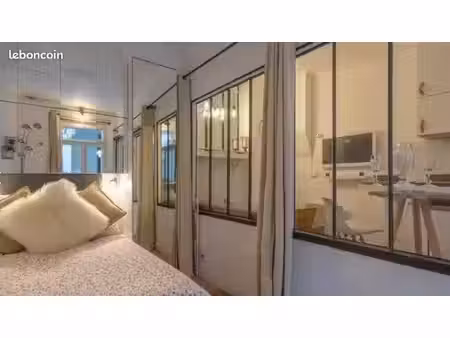 magnifique t2 meublé - 21m2 - paris 17e