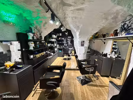 barber shop équipé à louer – paris châtelet – 3 postes