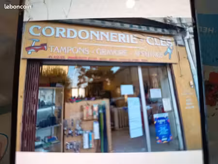 cordonnerie a vendre