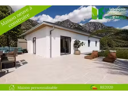 projet de construction d'une maison 90 m² avec terrain à varces-allieres-et-risset (38)