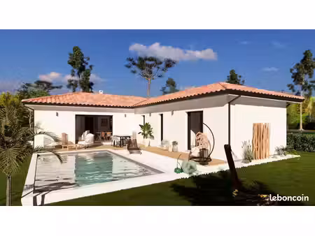 projet de construction d'une maison 104 m² avec terrain à saint-etienne-d'orthe (40)