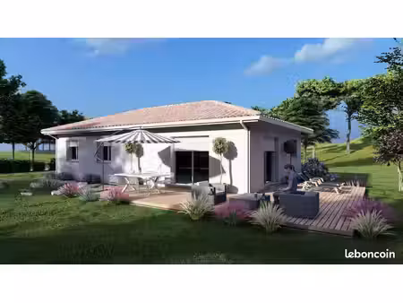 projet de construction d'une maison 88 m² avec terrain à vielle-saint-girons (40)