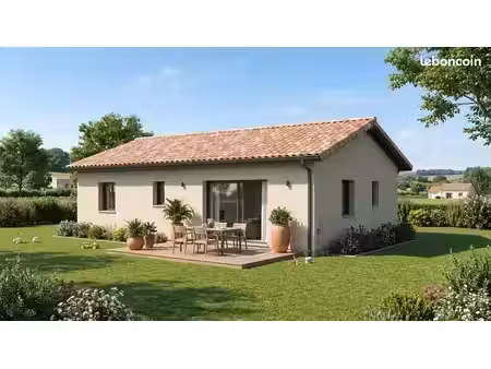 projet de construction d'une maison 75 m² avec terrain à magescq (40)