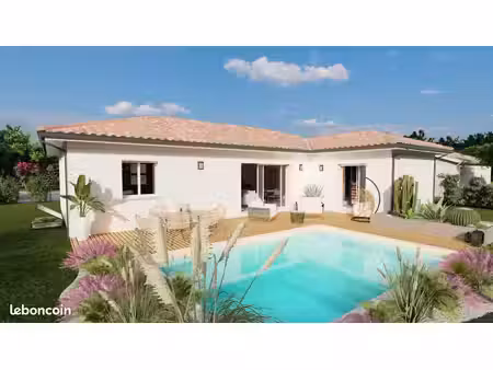 projet de construction d'une maison 115 m² avec terrain à montaut (40)