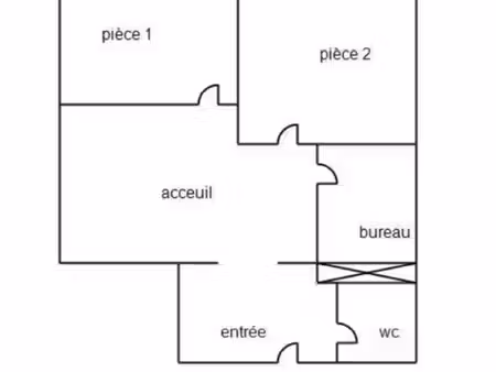 bureau 48 m²