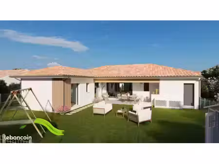 projet de construction d'une maison 97 m² avec terrain à vielle-saint-girons (40)