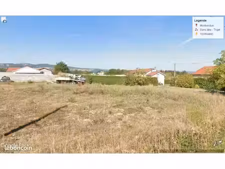 terrain 844 m² montverdun