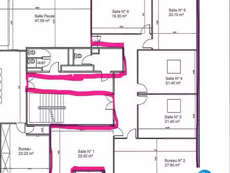 bureaux 194 m² echirolles
