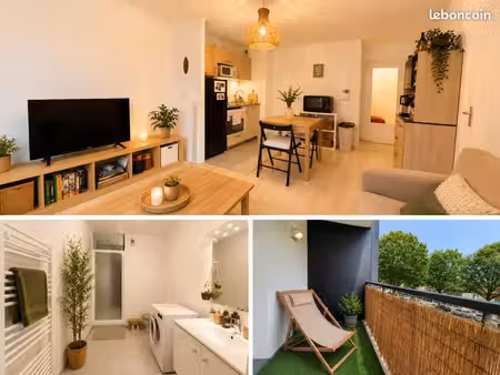 t2 40 m² + balcon sud-ouest & box sous-sol - nantes jules verne (dpe c)