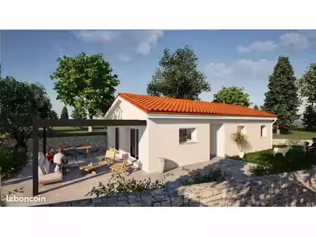 maison de plein pied avec terrain à cuzieu (42)