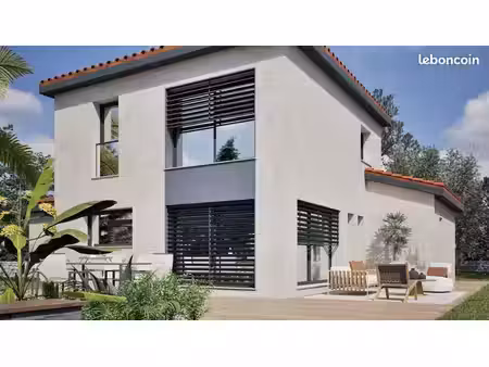 maison contemporaine 4 chambres avec terrain de 1100 m² à veauche (42)