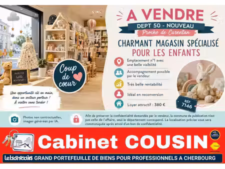 fonds de commerce enfants carentan
