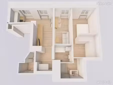appartement t2 entièrement rénové – centre-ville figeac