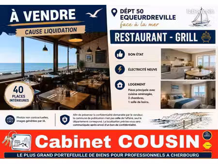 fonds de commerce restaurant cherbourg