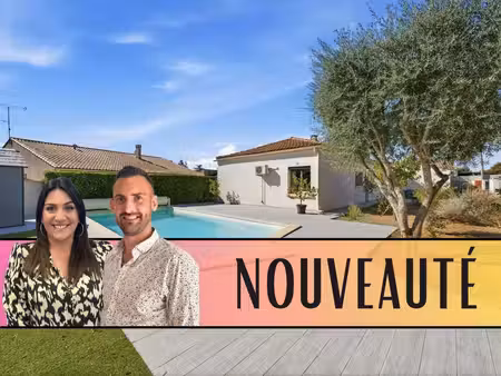 pignan – plain-pied 4 faces • piscine • grand garage