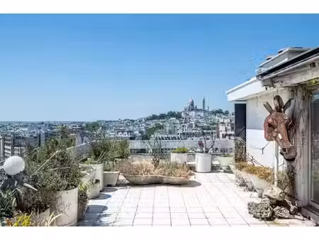 duplex dernier étage avec double terrasse et vue d'exception