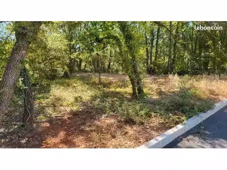 terrain 1 060 m² nans les pins