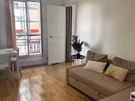 appartement à louer meublé 27m² paris 9