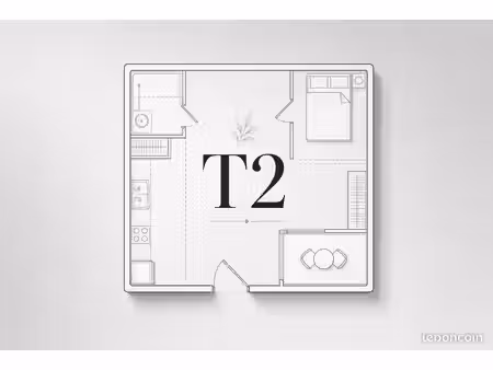 t2 meublé de 34 m² avec chambre séparée – disponible immédiatement – courbevoie