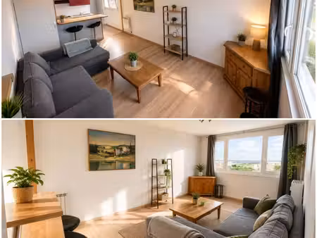 t2 53 m² rénové – balcon – vue dégagée – proche chr – 7 % brut – particulier à particulier