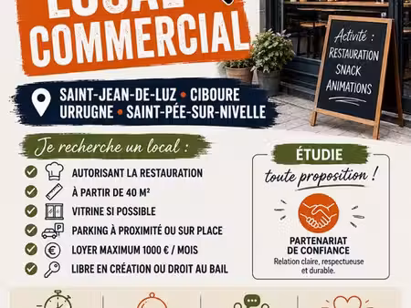 recherche local commercial