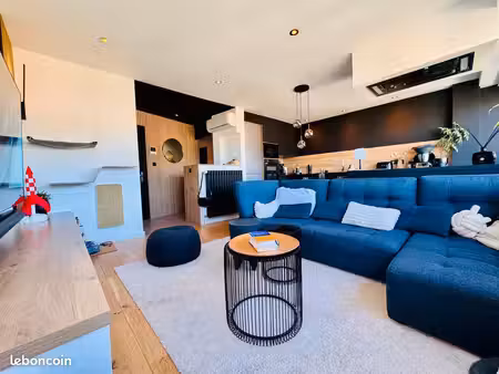 bel appartement f3 - montjoly 64m2 - dpe : c - cave / garage / balcon / vue dégagée