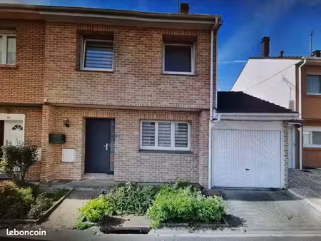 longuenesse rue paul dourlens maison 3 chambres avec garages et jardin