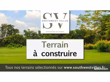 terrain à bâtir de 764 m² à ustaritz (64)