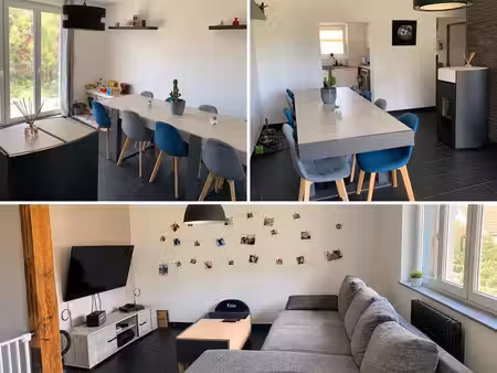 maison 90m² – 2 ch – garage – sous-sol complet – combles aménageables