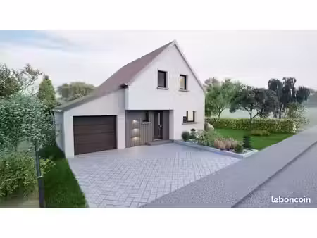 maison neuve de 100m² sur un terrain de 4.52 ares