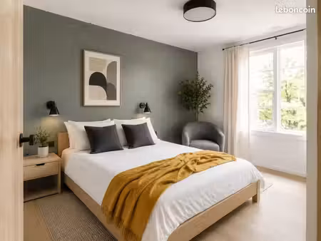 t2 - 65 m² - meublé rénové - centre historique de mulhouse