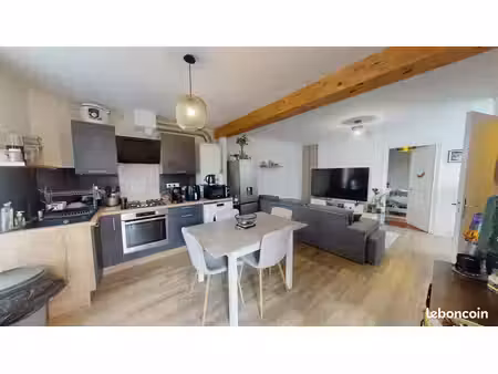 vente | appartement + jardin + garage| 2p | 1ch | 42.53 m² | souppes-sur-loing | expo nord