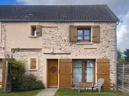 à vendre charmante maison de 64 m² à flacourt - proche de mantes