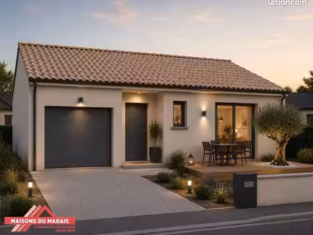 maison 65m² avec terrain à poitiers