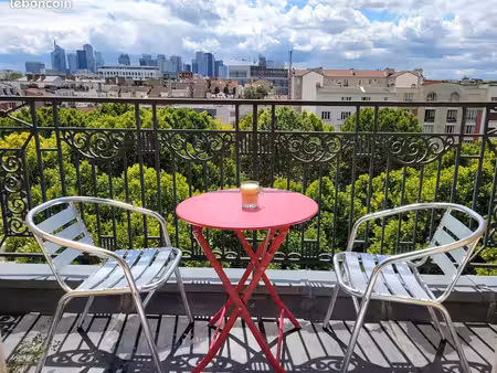 appartement 2/3 pièces 48 m² - balcons – asnières bécon