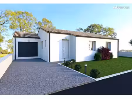 maison 3 chambres sur un terrain de 390 m² à les sables-d'olonne