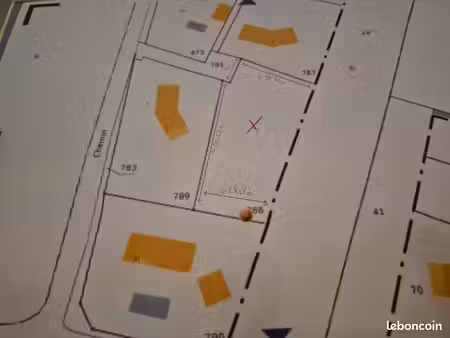 terrain constructible 1614 m2