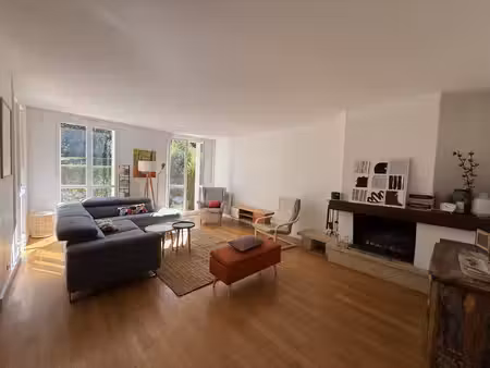 à louer meuble 4 pièces 120 m2 avec jardin privatif louv