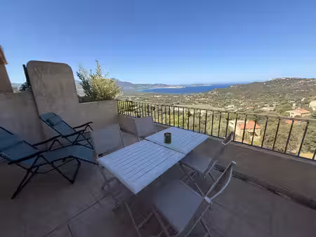 studio neuf avec terrasse vue mer imprenable