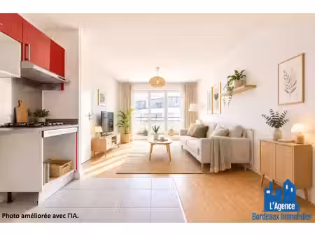 exclusivité ! villenave d'ornon - appartement type 2 d'environ 41 m² avec un balcon de 14 