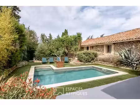 maison de caractère avec gîte et piscine proche de narbonne