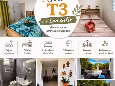 joli f3 pour vos vacances au lamentin