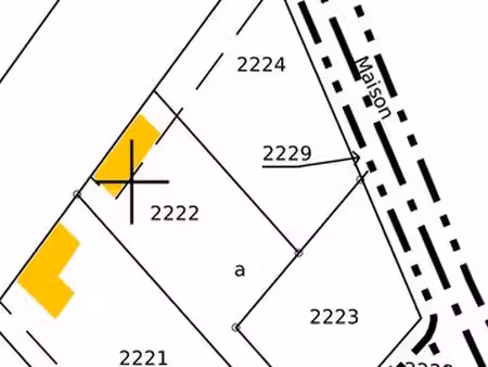 terrain constructible 550 m2