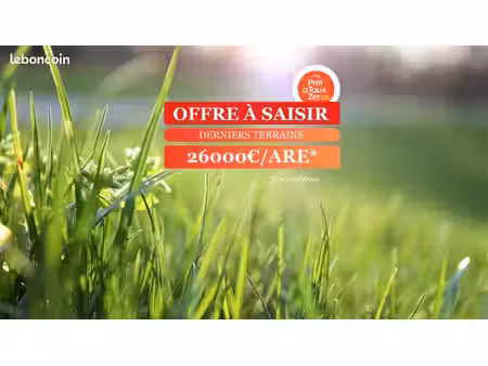 terrain 399 m² houssen