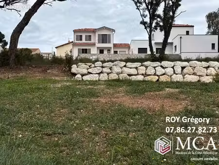 terrain 580 m² vaux sur mer