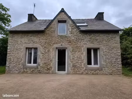 maison bretonne en pierre - 85m² - paule 22340