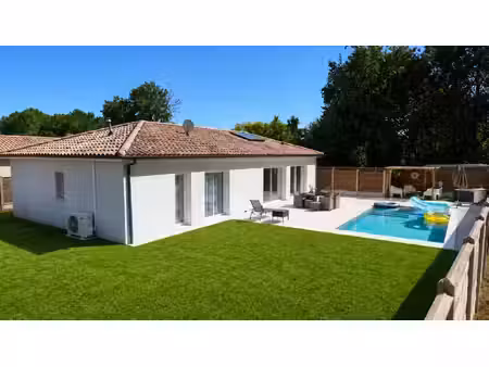 maison familiale 5 pièces 120 m² - parcelle de 1100 m² - piscine - aubie et espessas (3324