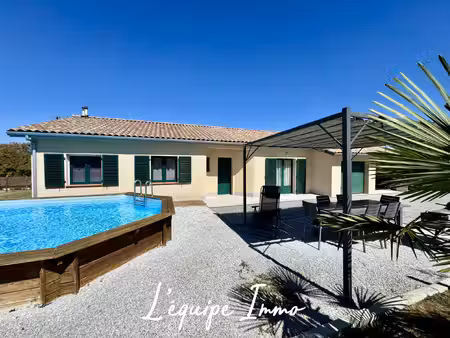 villa de 2016 126m2 avec garage et piscine sur 1200m2 de ter